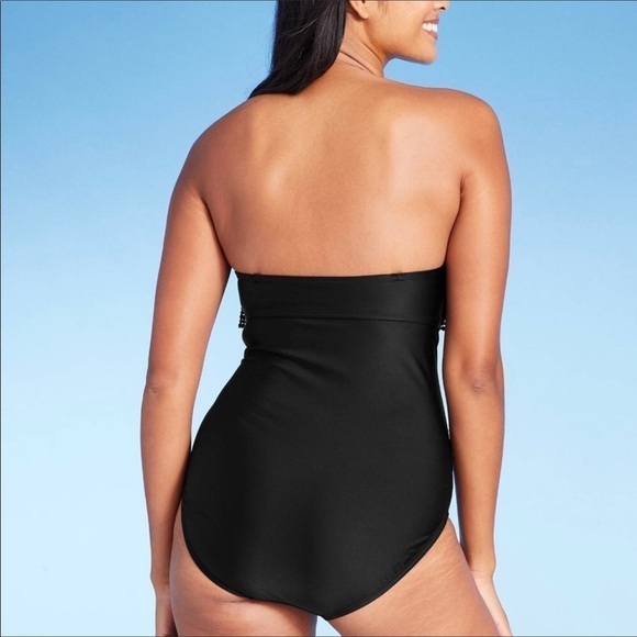 NWT Kona Sol Crochet Flounce Swimsuit | Size S - Picture 2 of 9